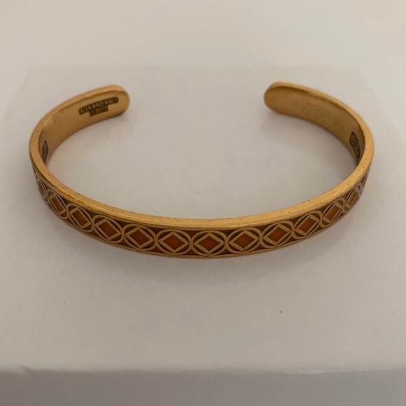 NWOT Alex and Ani Gold Tone Cuff Bracelet - Picture 2 of 3